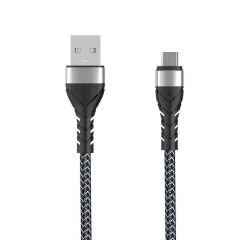ZORE Bax Micro 2.4A USB Şarj Kablosu Siyah 1metre - 2