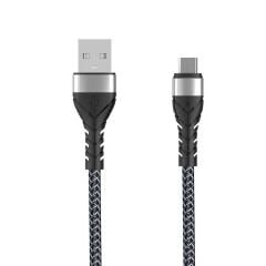 ZORE Bax Micro 2.4A USB Şarj Kablosu Siyah 1metre