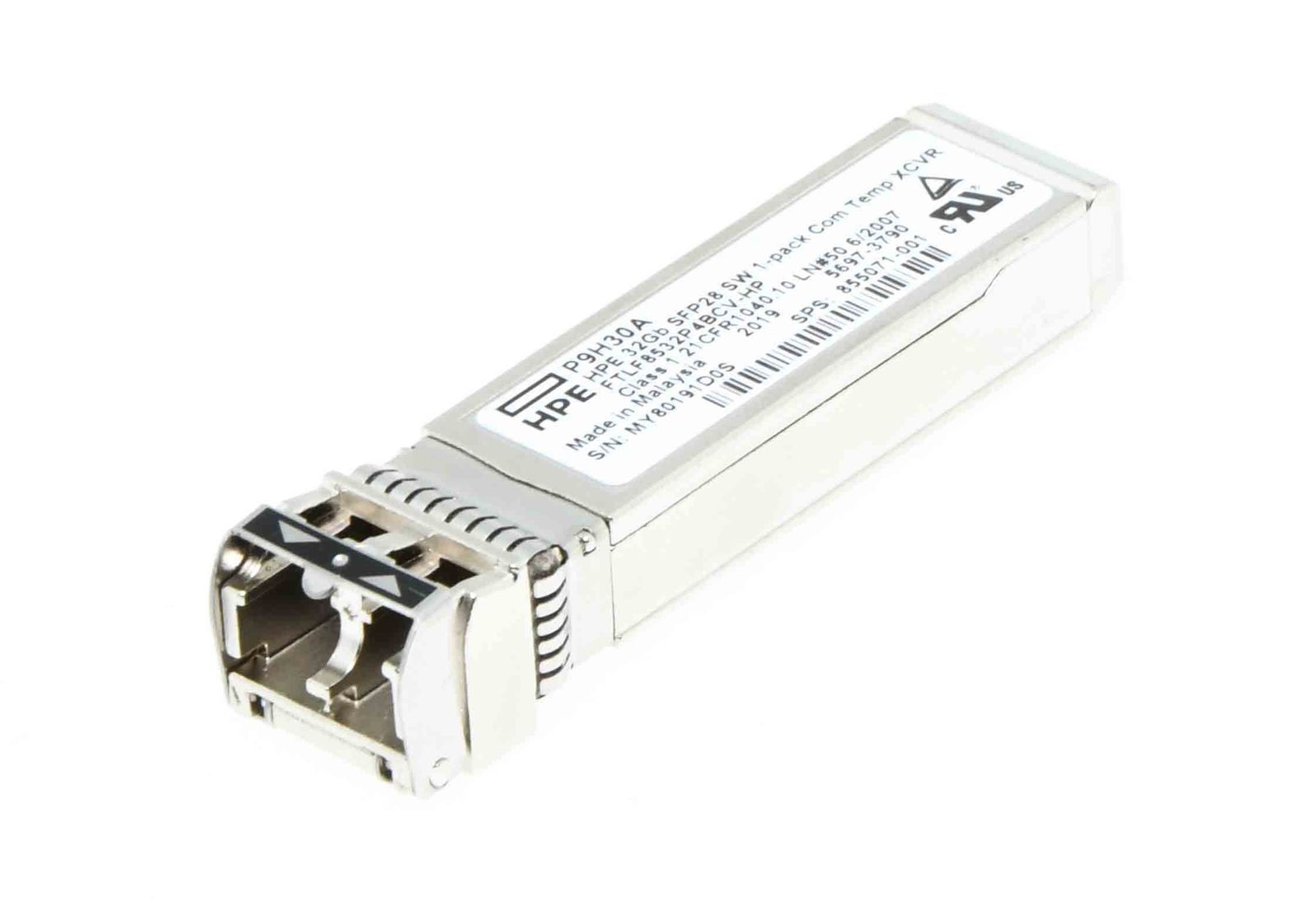 HPE P9H30A 855071-001 FTLF8532P4BCV-HP 32Gbps Fibre Channel 850nm 100m SFP28 SW Multi Mode Fiber LC Duplex Optik Transceiver SFP Modül