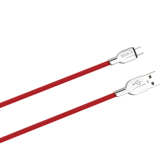 ZORE ZR-LS411 Lightning 2.4A USB Şarj Kablosu Kırmızı 1metre