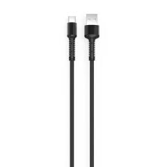 ZORE LS66 Lightning 2.4A USB Şarj Kablosu Gri 30cm