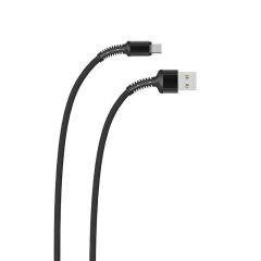 ZORE LS66 Lightning 2.4A USB Şarj Kablosu Gri 30cm