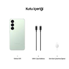 SAMSUNG Galaxy S25 256GB + 12GB Ram Mint  Yeşili Cep Telefonu SM-S931B/DS (Samsung TÜRKİYE Garantili)