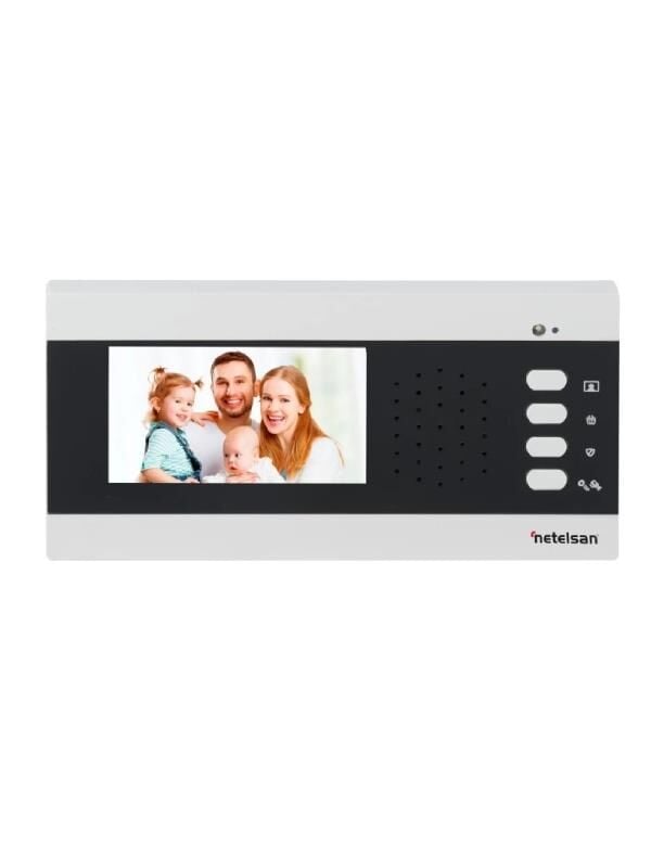 Netelsan Alvara Baseline 4.3 inç Görüntülü Diyafon Daire İçi Şube M.U.AVR.00001