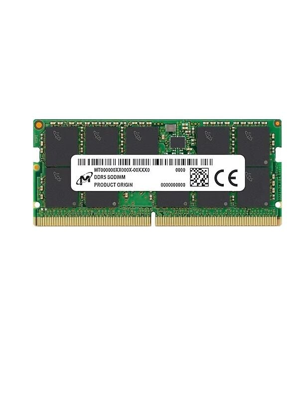 MİCRON 8GB DDR5 5600MHz CL46 SODIMM Notebook Ram MTC4C10163S1SC56BD1 Kutusuz
