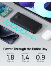 BASEUS Airpow Lite 10.000mAh 15W Taşınabilir Powerbank Siyah P10067500213-00