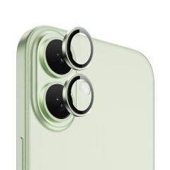 WİWU APPLE iPhone 16 16 Plus Green LG-004 Pvd Lens Guard Metal Kamera Lens Koruyucu