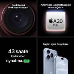 APPLE iPhone 18 Pro Max 512GB Siyah iOS Cep Telefonu MJXT4TU/A (Apple TÜRKİYE Garantili)