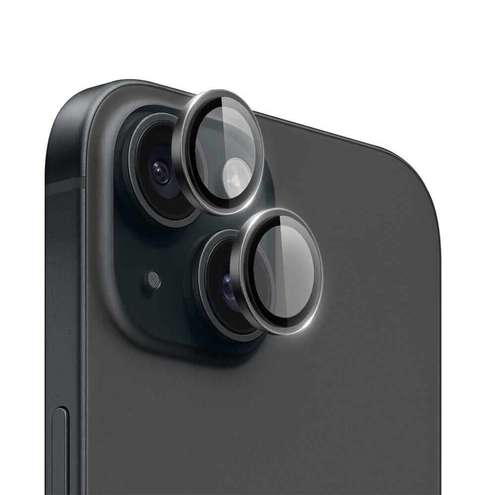 WİWU APPLE iPhone 15 15 Plus Black LG-004 PVD Lens Guard Metal Kamera Lens Koruyucu