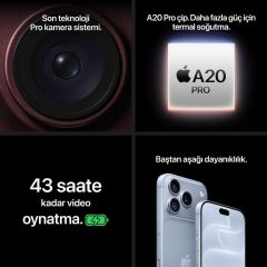 APPLE iPhone 18 Pro 256GB Gümüş iOS Cep Telefonu MJRQ4TU/A (Apple TÜRKİYE Garantili)
