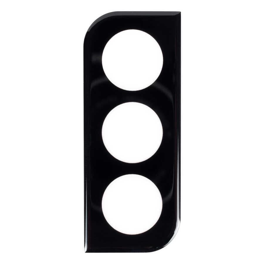 ZORE SAMSUNG Galaxy S22 Siyah 3D Kamera Camı Kamera Lens Koruyucu