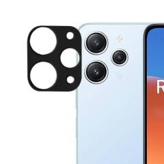 ZORE XİAOMİ Redmi 12 4G Siyah 3D Kamera Camı Kamera Lens Koruyucu