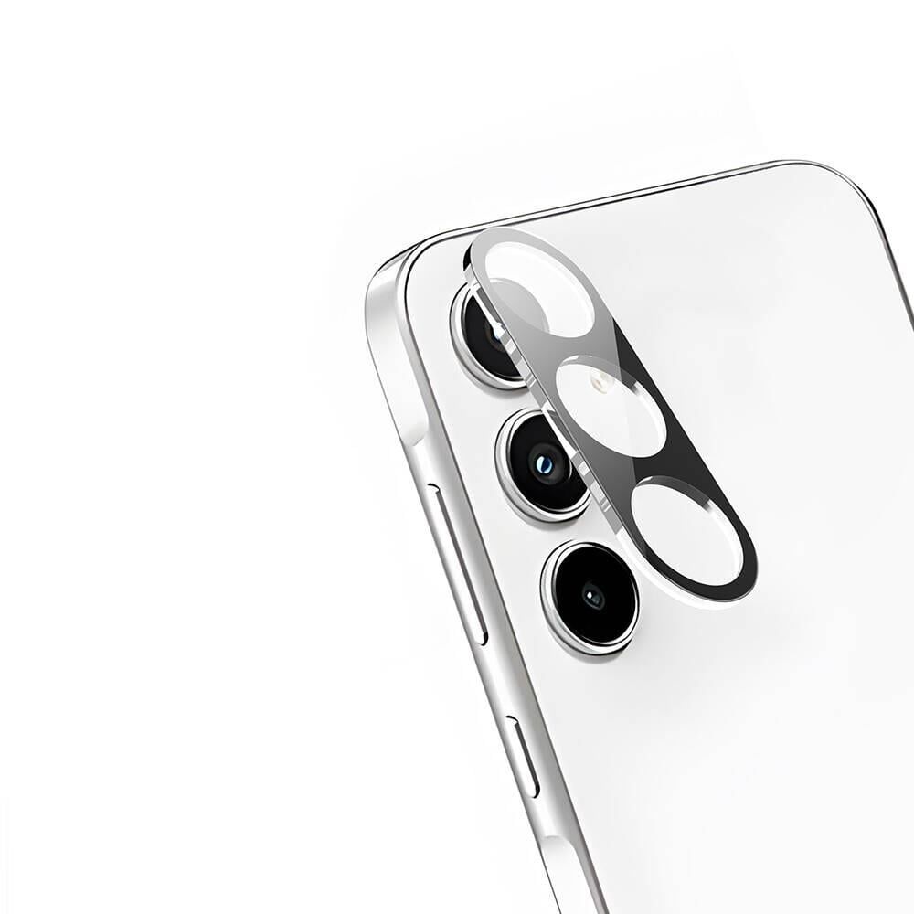 ZORE SAMSUNG Galaxy A35 5G Siyah 3D Kamera Camı Kamera Lens Koruyucu