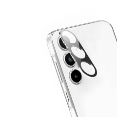 ZORE SAMSUNG Galaxy A35 5G Siyah 3D Kamera Camı Kamera Lens Koruyucu