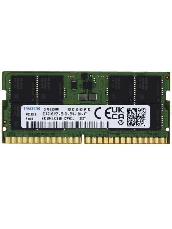 SAMSUNG 32GB DDR5 5600MHz CL46 Notebook Ram M425R4GA3BB0-CWM0L