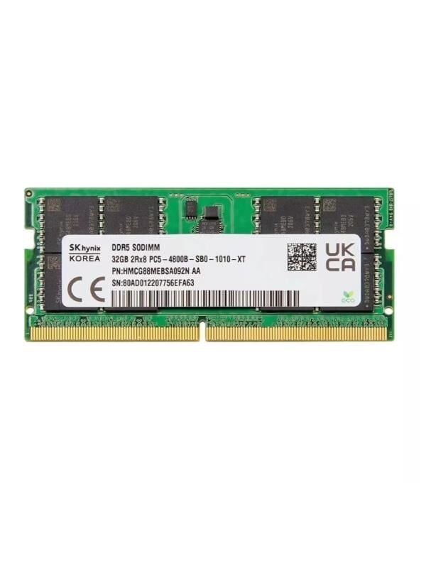 Sk Hynix 32GB Ddr5 4800MHZ CL40 Sodımm Notebook Ram