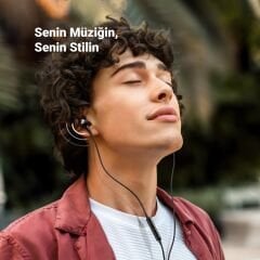 UGREEN 30638 EP103 Type-C USB-C Mikrofonlu Kulakiçi Kablolu Kulaklık Siyah