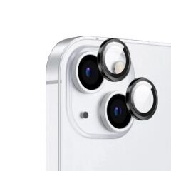 ZORE APPLE iPhone 13 13 Mini Siyah CL-12 Premium Safir Parmak İzi Bırakmayan Anti-Reflective Kamera Lens Koruyucu
