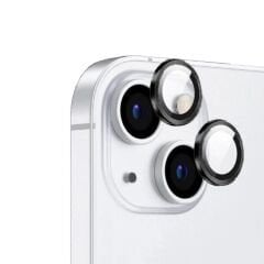 ZORE APPLE iPhone 13 13 Mini Siyah CL-12 Premium Safir Parmak İzi Bırakmayan Anti-Reflective Kamera Lens Koruyucu