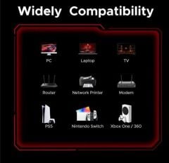 UGREEN 55194 NW323 CAT8 2000MHz 4K 8K 40GB/s Yüksek Ağ Hızı FRP Ethernet Kablosu 20metre