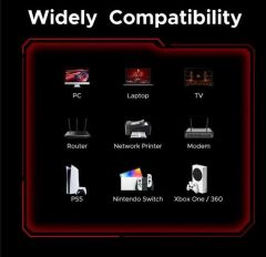 UGREEN 55194 NW323 CAT8 2000MHz 4K 8K 40GB/s Yüksek Ağ Hızı FRP Ethernet Kablosu 20metre