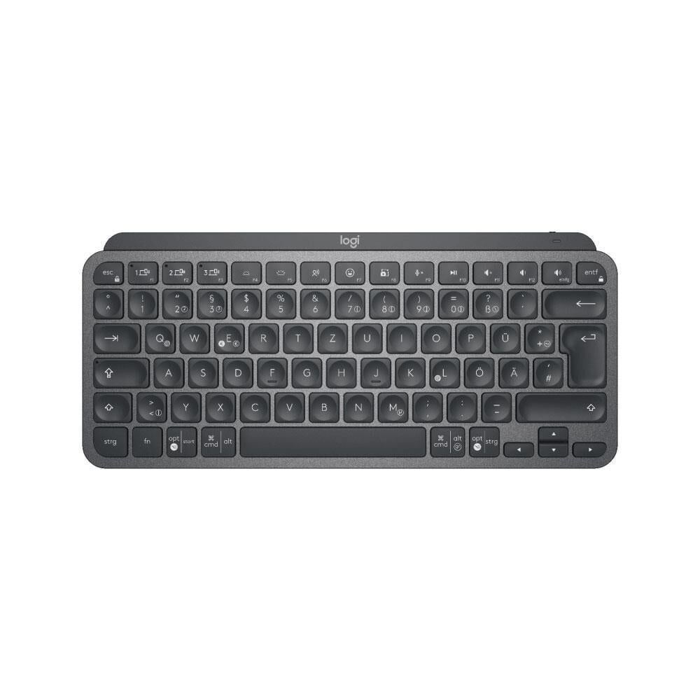 LOGİTECH MX Keys Mini Minimalist Aydınlatmalı Türkçe Q Klavye Kablosuz Bluetooth Siyah (920-010504)