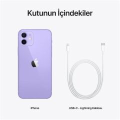 APPLE iPhone 12 128GB Mor Cep Telefonu MJNP3TU/A (Apple TÜRKİYE Garantili)