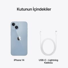 APPLE iPhone 14 128GB Mavi Cep Telefonu MPVN3TU/A (Apple TÜRKİYE Garantili)