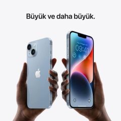 APPLE iPhone 14 128GB Mavi Cep Telefonu MPVN3TU/A (Apple TÜRKİYE Garantili)