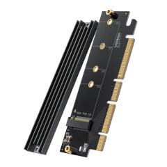 UGREEN 30715 CM465 PCIe 4.0 Gen4 x16 to 64Gbps M-Key 2230/2242/2260/2280 M.2 NVMe SSD Dönüştürücü Adaptör Kartı Soğutuculu