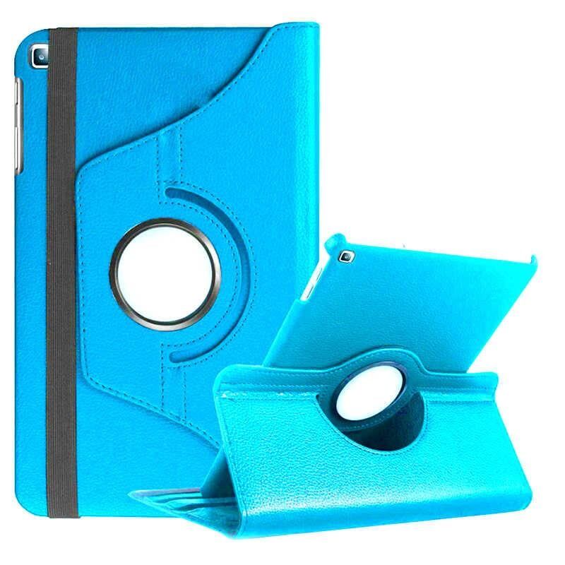 ZORE SAMSUNG Galaxy Tab A 8'' SM-T290 Mavi 360 Derece Dönebilen Standlı Tablet Kılıfı