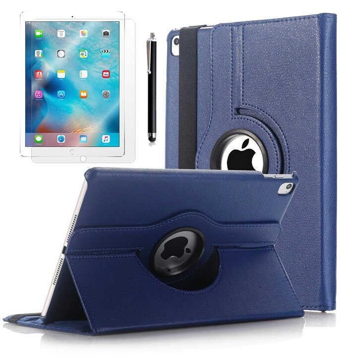 ZORE APPLE iPad Pro 10.5'' Lacivert 360 Derece Dönebilen Standlı Tablet Kılıfı
