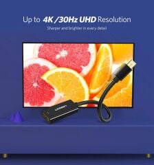 UGREEN 10461 MD112 Mini DisplayPort to HDMI Full HD 1080p 60Hz Görüntü ve Ses Dönüştürücü Adaptör - 2