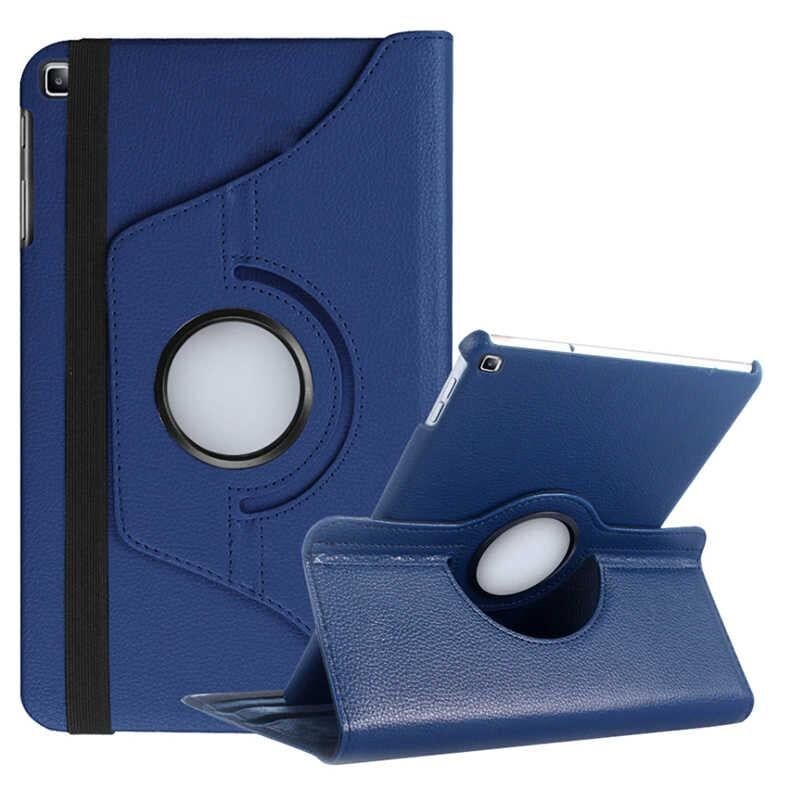 ZORE SAMSUNG Galaxy Tab A7 Lite 8.7'' SM-T220 Lacivert 360 Derece Dönebilen Standlı Tablet Kılıfı