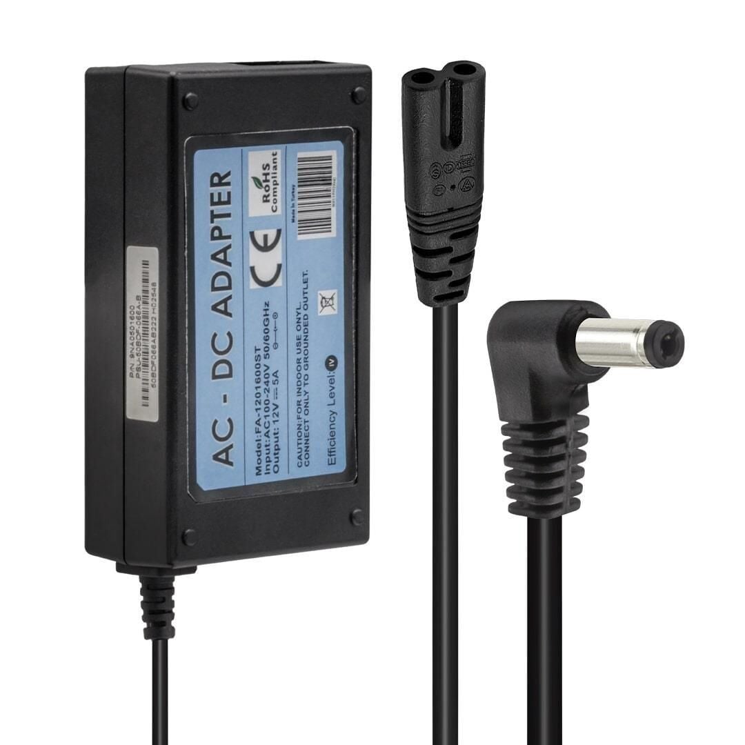 21856 OEM FA-1201600ST 12 Volt 5 Amper 5.5*2.5 Uçlu Plastik Kasa Masaüstü Adaptör