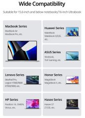 UGREEN 90798 LP664 600D Şık ve Zarif Tasarım Oxford Kumaş 15.6'' Notebook Sırt Çantası B02 Koyu Gri