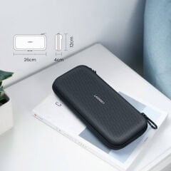 UGREEN 50974 LP174 Elde Taşınabilir Oyun Konsolu Kılıf Saklama Çantası Siyah