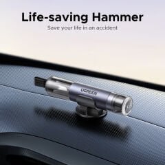 UGREEN 35347 LP821 Kompakt ve Taşınabilir Araç Güvenlik Çekici Çok Fonksiyonlu Acil Durum Aleti Gri - 2