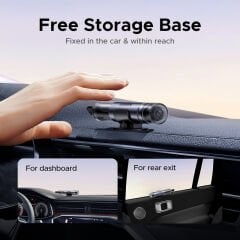 UGREEN 35347 LP821 Kompakt ve Taşınabilir Araç Güvenlik Çekici Çok Fonksiyonlu Acil Durum Aleti Gri