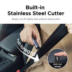 UGREEN 35347 LP821 Kompakt ve Taşınabilir Araç Güvenlik Çekici Çok Fonksiyonlu Acil Durum Aleti Gri