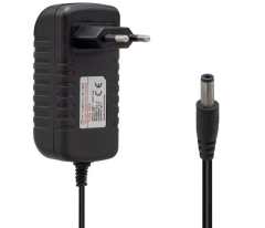 4531 POWERMASTER PM-4531 12 Volt 2 Amper 5.5*2.5 Uçlu Adaptör Plastik Kasa Priz Tipi * Mini Cihaz