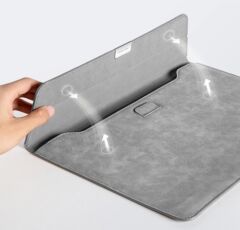UGREEN 20432 LP407 Ayarlanabilir Braket Üstün Yapı Su Geçirmez ve Tam Koruma 14'' Notebook Kılıfı Gri