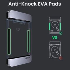UGREEN 70498 CM300 USB-A 3.1 6GB/s Dayanıklı ve Kompakt 2.5'' SATA SSD Harddisk Sabit Disk Muhafazası