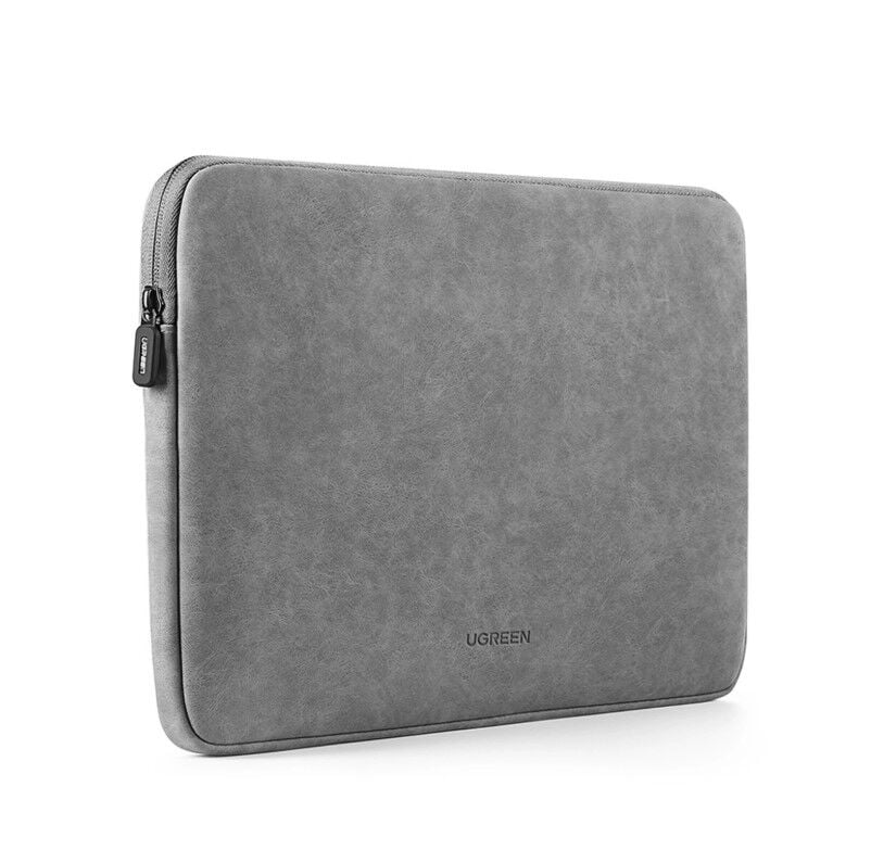 UGREEN 60985 LP187 Darbeye Dayanıklı ve Su Geçirmez Kumaş 13''-13.9'' Notebook Kılıfı Centilmen Grisi