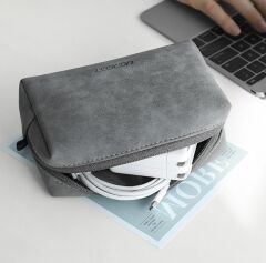 UGREEN 80359 LP285 Elektronik Aksesuar Düzenleyici Saklama Çantası Beyefendi Grisi - 2