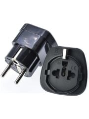 22140 Amerikan Fiş to EU Fiş Çevirici Siyah