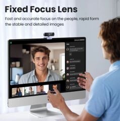 UGREEN 15728 CM678 1080p HD Mikrofonlu USB Webcam Kamera