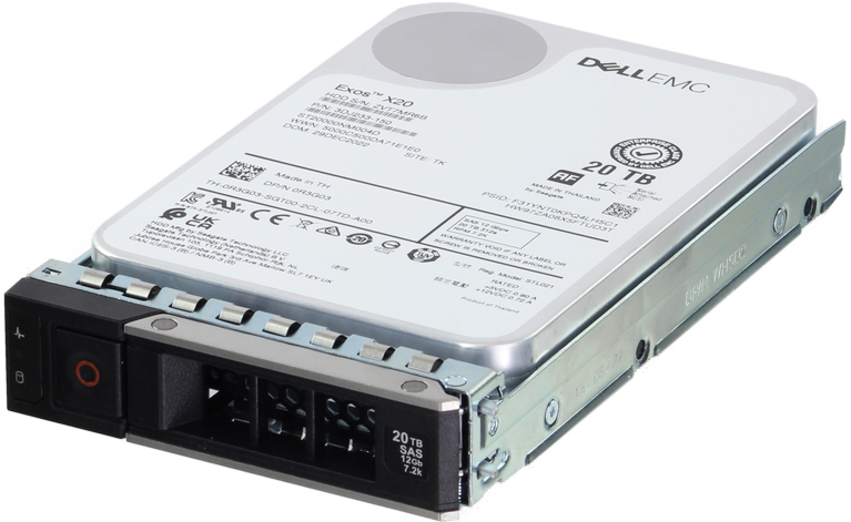 DELL Technologies Exos X24 20TB 7.2K 12G 512e NL SAS 3.5'' Server Sunucu Harddisk ST20000NM007H 3KV233-150 0R5KP7