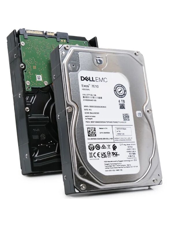 DELL EMC Exos™ 7E10 4TB 7.2K Sata 6Gbps 3.5'' Server Sunucu Harddisk ST4000NM018B 2TF130-136 06KR2M