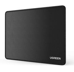 UGREEN 40405 LP126 360x280mm Konforlu Tasarım Su Geçirmez Dayanıklı Kaymaz Taban Mouse Pad Siyah
